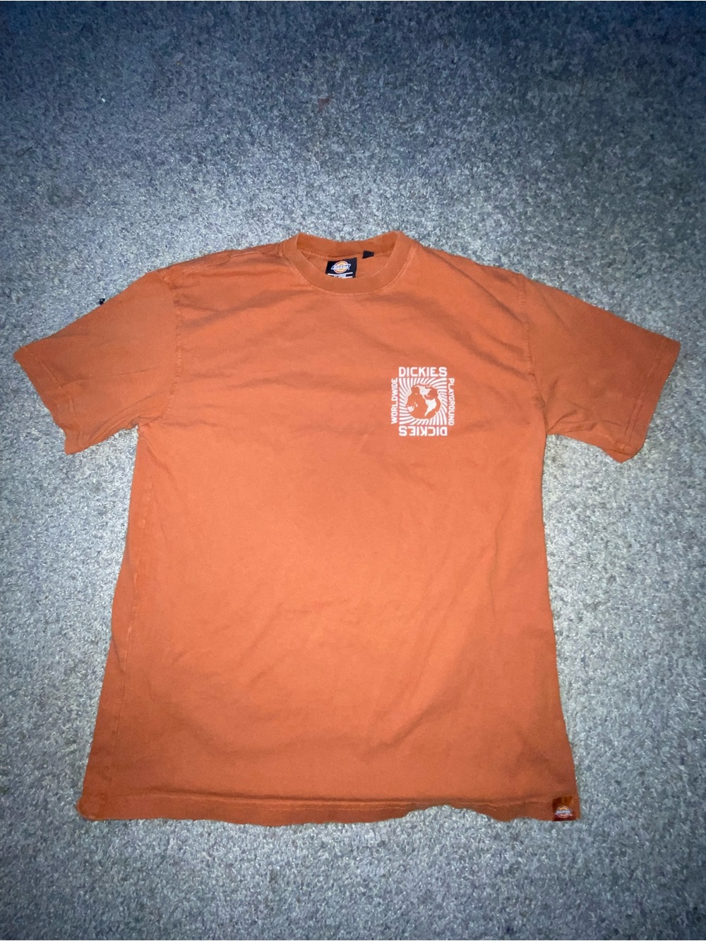 Dickies Men's Burnt Orange Short Sleeve Graphic Tee